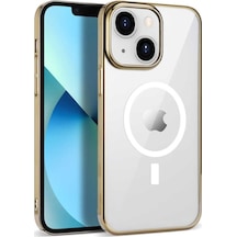 Apple Uyumlu iPhone 14 Kılıf Pixel Magsafeli Sert Plastik Rubber Kapak