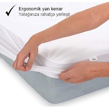 Vionel Home%100 Pamuklu, Sıvı Geçirmez Bebek Alezi,bebek Alez Yatak Koruyucu, Çocuk Yatak Koruyucu Alezi,park Beşik Yatak Alezi,park Beşik Yatak Koruyucu 70x110 Açik Mavi