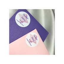 3 Cm 190 Adet Sizin Için Sevgiyle Hazırlandı Etiketi Teşekkür Ederiz Sticker Çok Renkli