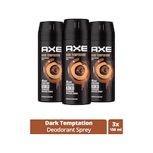 3 Adet Axe Dark Temptatıon Bay Parfüm Kofre 150 Ml Diğer