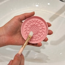 Bezos 3d Baskı Makyaj Fırçası Temizleme Pedi - Desenli Aparat-pembe 22