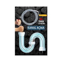 Profesyonel Kanal Açma Sprali Kanal Gider Tıkanık Açıcı 10 Mt Renkli