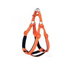 Doggie Konfor Dokuma Ronin Köpek Göğüs Tasması Xxxlarge Turuncu 3x75-85 Cm Çok Renkli