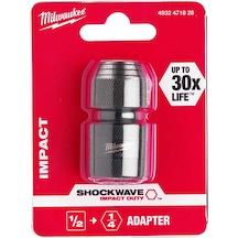Milwaukee 1/2 Sd Den 1/4 Shockwave Geçiş Bits Uç Adaptörü