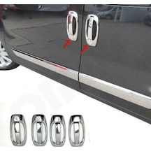 Ebal Otomotiv Citroen Nemo Krom Kapı Kolu 8.Prç 2008 Ve Sonrası Paslanmaz Çelik