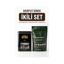 İkili Set 500 Gr Teneke Kutu Dibek Kahvesi + 500 Gr Filtre Kahve Toplam 1000 Gr Diğer