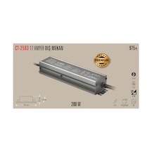 Cata 2593 17 Amper Dış Mekan Premium Şerit Led Trafosu 1 Adet