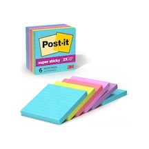 Super Sticky Notes, 5 X 20,3 Cm 6 Pads