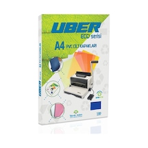 UBER PVC OPAK LACİVERT A4 CİLT KAPAĞI (100 ADET)