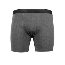 Mode Xl Buyuk Beden Erkek Likra Boxer 6350 Antrasit 001