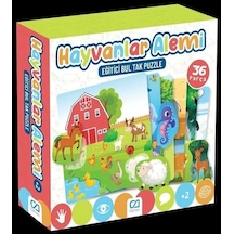 Eğitici Ve Öğretici Oyunlar Hayvanlar Alemi 36 Parça Bultak Puzzle
