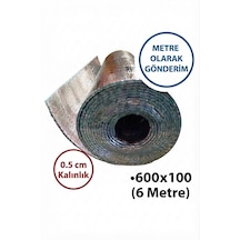 6 Metre Radyatör Petek Arkası Yalıtım Arkalığı Izolasyon Isı Yalıtım Alüminyum Folyo 600x100 Cm Rulo