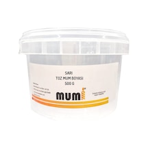 Toz Mum Boyası Sarı 500 G