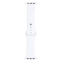 Watch 7 41mm Band Serisi Klasik Kordon Silikon Strap Kayış-beyaz