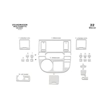 Volkswagen T5 Multivan Torpido Kaplama 2003-2009 22 Parça Alüminyum