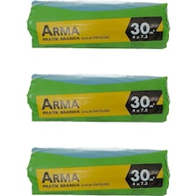 Arma Naylon Tadilat Boya Koruyucu Örtü Poşet Folyo - 30 M2 - 3 Paket