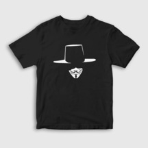 Presmono Unisex Çocuk Revolution Film V For Vendetta T-Shirt