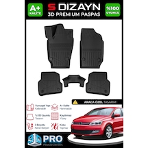 Vw Polo 5 3d Pro Havuzlu Paspas 2009-2017 A+ Kalite 3ds-sdz253