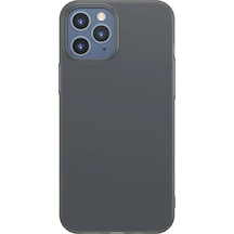 Baseus İphone 12 Pro Max 6.7 Comfort İnce Şeffaf Kılıf Matte Pp Kılıf- 5775 Mh-hs0340-9910
