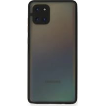 Samsung Galaxy Uyumlu   A81 / Note 10 Lite Kılıf Montreal Silikon Kapak - Siyah -