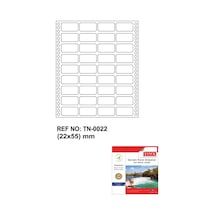 Tanex Tn-0022 Sürekli Form Etiketi 22X55MM
