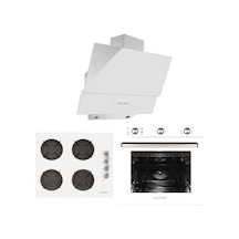 Alveus Chief 614 MFA 614 - GLS 640 - MOD 3000 Beyaz Ankastre Set