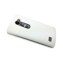 Lg Leon H324 Kılıf Seven-Days Sert Kılıf Kapak Kılıf Beyaz