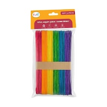 Fufi Renkli Dil Çubuğu Geniş 50li - 2 Paket