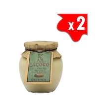 Laçoko Doğal Az Kavrulmuş Çiğ Parçacıklı Extra Crunchy Fıstık Ezmesi 2 x 350 G