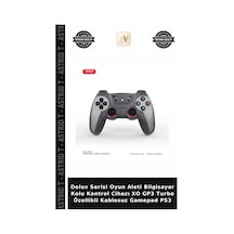 Delux Serisi Oyun Aleti Bilgisayar Kolu Kontrol Cihazı Xo Gp3 Turbo Özellikli Kablosuz Gamepad Ps3
