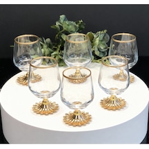 Çnr Home Collection Gold Ayakli Kahve Yani Su Bardaği Beyaz