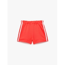 Koton Beli Lastikli Pamuk Karışımlı Basic Şort Sarı 6skg40210ak