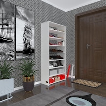 Kenzlife Ayakkabılık Goya Byz 160 70 30 Arkalıksız Ayakkabı Ofis Dolabı İki Bölme Diğer