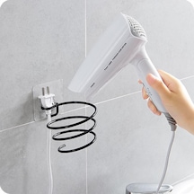 Yapışkanlı Saç Kurutmalık Siyah , Sihirli Yapışkanlı Siyah Saç Kurutma Makine Askısı