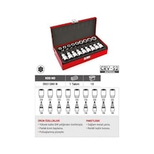 Dht 1/2 Torx Uçlu Lokma Takımı İç Ve Dış 18 Parça