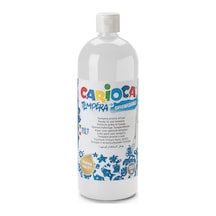 Carioca Tempera Boya- Beyaz (süper Yıkanabilir) 1000ml - 1350gr /