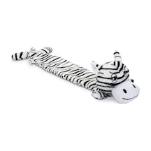 Hnrlıshp Beeztees Köpek Oyuncağı, Sesli, Zebra, Peluş, Siyah/beyaz, 53x10x5cm