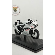 Suzuki Gsx-r1000r Beyaz 1:18 Ölçek Diecast Model Motosiklet