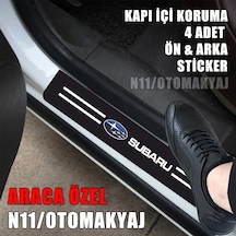 Subaru Kapı İç Koruma Ayaklık Sticker Markalı