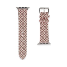 Watch 38mm Karo Motif Kordon - Pembe