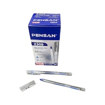 2305 İğne Uçlu Tükenmez Kalem, 0.5 Mm, Mavi, 50 Adet