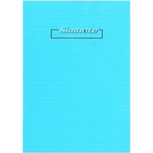 Sim Dikişli Defter A4 Pp Kapak Çizgili 40 Yp Buz Mavi
