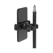 Akıllı Telefonlar Müzik Canlı Gösteri Tutucu Telefon Tutucu 360 Derece Dönebilen Evrensel Mikrofon Destek Standı