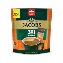 Jacobs 3'ü 1 Arada Kahve Avantaj Paket 16'lı 4'li Paket Mıchu Çekirdek Kahve