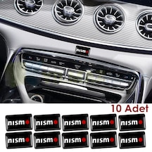 Nissan Nismo Torpido Direksiyon Jant Logo Damla Sticker Arma 10 Adet