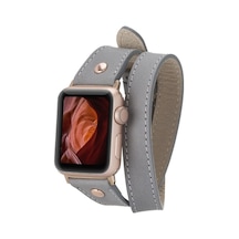 Apple Watch Uyumlu Deri Kordon 42-44-45mm Slim Dt Rgrst9 Diğer