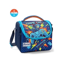 Coral High Kids Lacivert Game Desenli Thermo Beslenme Çantası 37151 Lacivert