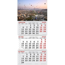 2026 Yılı Gemici Takvimi-kapadokya Ve Balonda Yolculuk