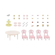 Sylvanian Families - 5742 Kahve Ve Pasta Seti - Oyuncak Bebek Evi Mobilyası Abanoz