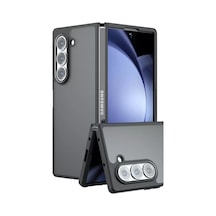 Mey İthalat Samsung Uyumlu Galaxy Z Fold 5 Kılıf Blur Fold Kapak - Mat Siyah